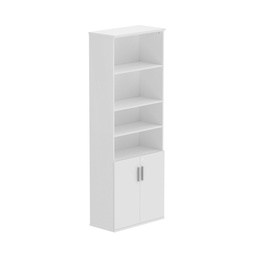 [CORECC2200WHT] Combination Cupboard With Doors (Fsc) | 2200 High | Arctic White