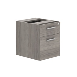 [COREFP2/600GOAK] Core|2 Drawer|Fixed Under Desk Pedestal (Fsc)|Alaskan Grey Oak