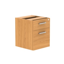 [COREFP2/800BCH] Core|2 Drawer|Fixed Under Desk Pedestal (Fsc)|Norwegian Beech