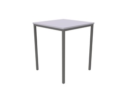 [T-FW6076WHGR] Titan Welded Frame Table | 600X600X760 | White Top/Grey Frame