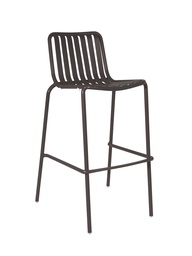 [CH1654CH] Breeze Aluminium Bar Chair I Charcoal