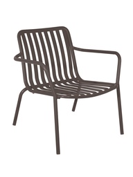[CH1655CH] Breeze Aluminium Low Armchair I Charcoal
