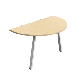 [SYN1480AFRDEMAWH] Synergy Screen Depth D-End Single Person D-End | A-Frame Leg | 1400 X 800 | Maple/White