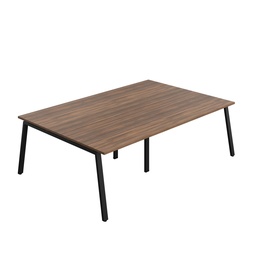 [SYN2416MTAFRDWBK] Synergy Meeting (Fsc) | A-Frame Leg | 2400 X 1600 | Dark Walnut/Black