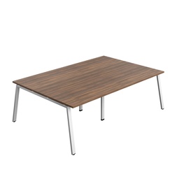 [SYN2416MTAFRDWWH] Synergy Meeting (Fsc) | A-Frame Leg | 2400 X 1600 | Dark Walnut/White