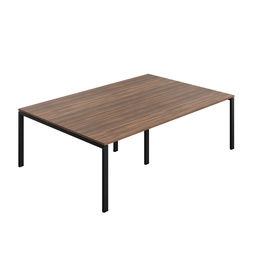 [SYN2416MTGPLDWBK] Synergy Meeting (Fsc) | Goal Post Leg | 2400 X 1600 | Dark Walnut/Black