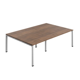 [SYN2416MTGPLDWSV] Synergy Meeting (Fsc) | Goal Post Leg | 2400 X 1600 | Dark Walnut/Silver