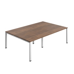 [SYN2416MTGPLDWWH] Synergy Meeting (Fsc) | Goal Post Leg | 2400 X 1600 | Dark Walnut/White
