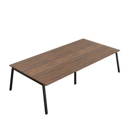 [SYN3216MTAFRDWBK] Synergy Meeting (Fsc) | A-Frame Leg | 3200 X 1600 | Dark Walnut/Black