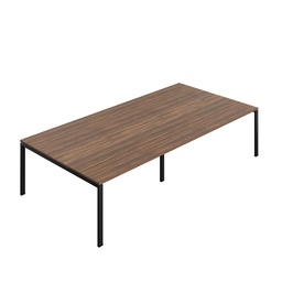 [SYN3216MTGPLDWBK] Synergy Meeting (Fsc) | Goal Post Leg | 3200 X 1600 | Dark Walnut/Black
