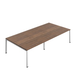 [SYN3216MTGPLDWWH] Synergy Meeting (Fsc) | Goal Post Leg | 3200 X 1600 | Dark Walnut/White