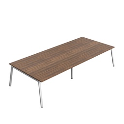 [SYN3616MTAFRDWSV] Synergy Meeting (Fsc) | A-Frame Leg | 3600 X 1600 | Dark Walnut/Silver