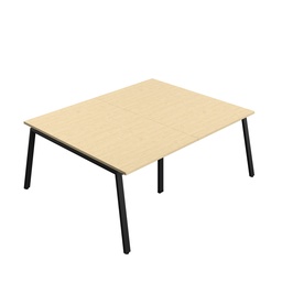 [SYN2016MTAFRMABK] Synergy Meeting (Fsc) | A-Frame Leg | 2000 X 1600 | Maple/Black