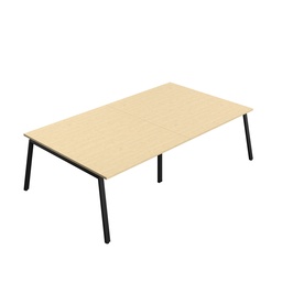 [SYN2816MTAFRMABK] Synergy Meeting (Fsc) | A-Frame Leg | 2800 X 1600 | Maple/Black