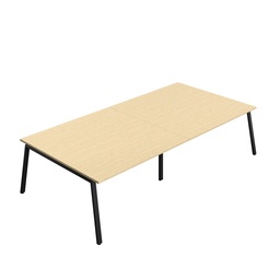 [SYN3216MTAFRMABK] Synergy Meeting (Fsc) | A-Frame Leg | 3200 X 1600 | Maple/Black