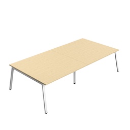 [SYN3216MTAFRMAWH] Synergy Meeting (Fsc) | A-Frame Leg | 3200 X 1600 | Maple/White