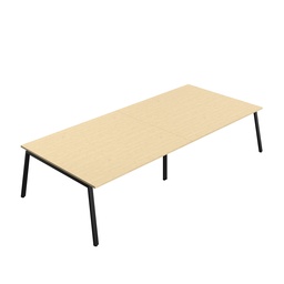 [SYN3616MTAFRMABK] Synergy Meeting (Fsc) | A-Frame Leg | 3600 X 1600 | Maple/Black