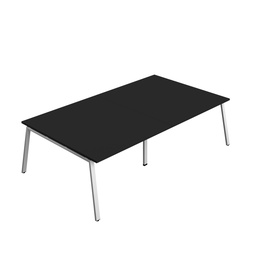 [SYN2816MTAFRBKSV] Synergy|Meeting Table|A-Frame|2800X1600|Black-Silver