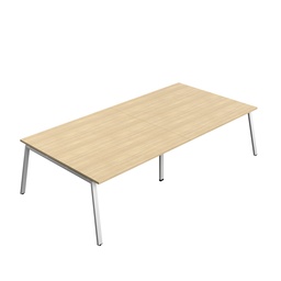 [SYN3216MTAFRNOSV] Synergy|Meeting Table|A-Frame|3200X1600|Nova Oak-Silver