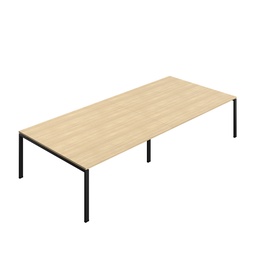 [SYN3616MTGPLNOBK] Synergy|Meeting Table|Goal Post|3600X1600|Nova Oak-Black