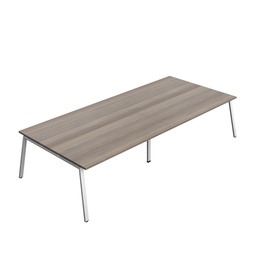 [SYN3616MTAFRGOSV] Synergy|Meeting Table|A-Frame|3600X1600|Grey Oak-Silver