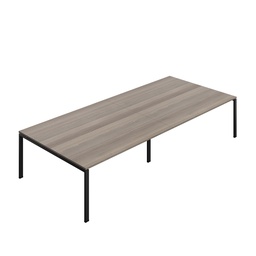[SYN3616MTGPLGOBK] Synergy|Meeting Table|Goal Post|3600X1600|Grey Oak-Black