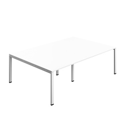 [SYN2416MTGPLWHWH] Synergy|Meeting Table|Goal Post|2400X1600|White-White