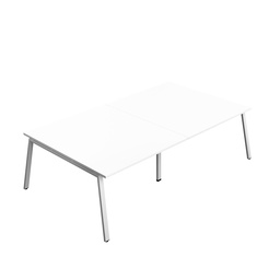 [SYN2816MTAFRWHSV] Synergy|Meeting Table|A-Frame|2800X1600|White-Silver