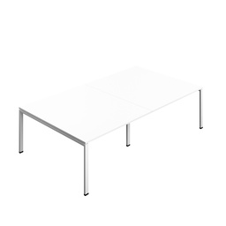 [SYN2816MTGPLWHWH] Synergy|Meeting Table|Goal Post|2800X1600|White-White