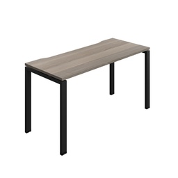 [SYN1460COGPLGOBK1P] Synergy|1P Bench Desk|Cut Out|Goal Post|1400X600|Grey Oak-Black