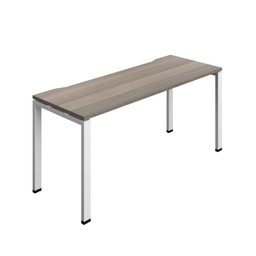 [SYN1660COGPLGOWH1P] Synergy|1P Bench Desk|Cut Out|Goal Post|1600X600|Grey Oak-White