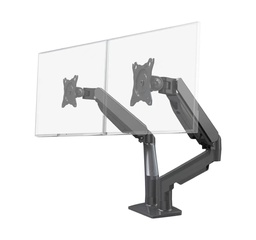 [MERGE02BK] Merge Twin Gas Spring Monitor Arm | Black