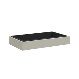 [RP08MAV4] Bisley Steel Planter I One Full Width Plastic Liner I Height 113Mm I Goose Grey