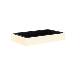 [RP08MAB9] Bisley Steel Planter I One Full Width Plastic Liner I Height 113Mm I Chalk