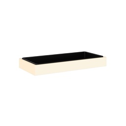 [RP10MAB9] Bisley Steel Planter I One Full Width Plastic Liner I Height 113Mm I Chalk