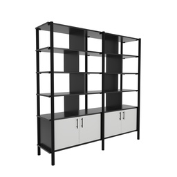 [POSEWS1818BKBK] Pose Wooden Storage I 1800W X 460D X 1800H I Black/Black
