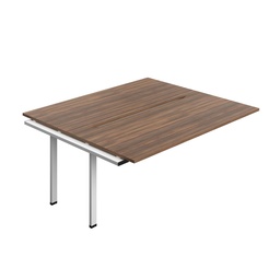 [SYN1880CODWWH2PX] Synergy Bench Extension With Cut Out: 2 Person (Fsc) | 1800 X 800 | Dark Walnut/White