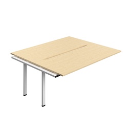 [SYN1880COMAWH2PX] Synergy Bench Extension With Cut Out: 2 Person (Fsc) | 1800 X 800 | Maple/White