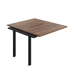 [SYN1060CODWBK2PX] Synergy Bench Extension With Cut Out: 2 Person (Fsc) | 1000 X 600 | Dark Walnut/Black