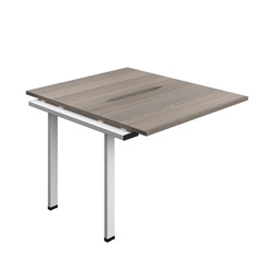 [SYN1060COGOWH2PX] Synergy Bench Extension With Cut Out: 2 Person (Fsc) | 1000 X 600 | Grey Oak/White