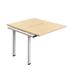 [SYN1070COMAWH2PX] Synergy Bench Extension With Cut Out: 2 Person (Fsc) | 1000 X 700 | Maple/White