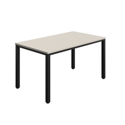 [ZFIMT1480GRYBK] FRACTION INFINITY 140 X 80 MEETING TABLE - GREY WITH BLACK LEGS