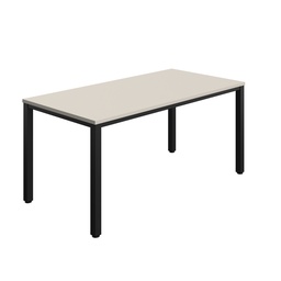 [ZFIMT1680GRYBK] FRACTION INFINITY 160 X 80 MEETING TABLE - GREY WITH BLACK LEGS