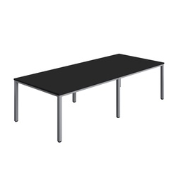 [ZFIMT2812BKSV] Fraction Infinity 2800 X 1200 Meeting Table - Black / Silver