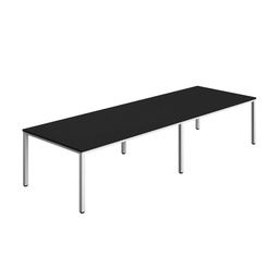 [ZFIMT3612BKWH] Fraction Infinity 3600 X 1200 Meeting Table - Black / White