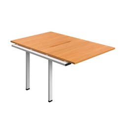 [SYN1080COBEWH2PX] Synergy Bench Extension With Cut Out: 2 Person (Fsc) | 1000 X 800 | Beech/White