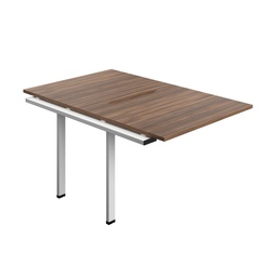 [SYN1080CODWWH2PX] Synergy Bench Extension With Cut Out: 2 Person (Fsc) | 1000 X 800 | Dark Walnut/White
