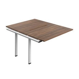 [SYN1280CODWWH2PX] Synergy Bench Extension With Cut Out: 2 Person (Fsc) | 1200 X 800 | Dark Walnut/White
