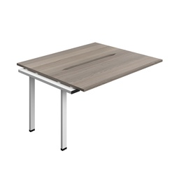 [SYN1470COGOWH2PX] Synergy Bench Extension With Cut Out: 2 Person (Fsc) | 1400 X 700 | Grey Oak/White