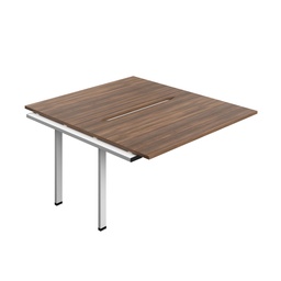 [SYN1480CODWWH2PX] Synergy Bench Extension With Cut Out: 2 Person (Fsc) | 1400 X 800 | Dark Walnut/White
